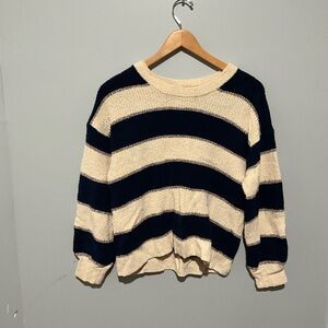 Navy and beige sweater NORDSTORM